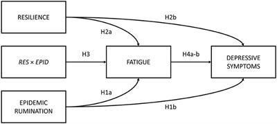 Epidemic Rumination and Resilience on College Students' Depressive Symptoms During the COVID-19 Pandemic: The Mediating Role of Fatigue